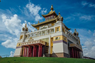 Budist tapınağı Altın Abode Buda Shakyamuni Elista, Rep