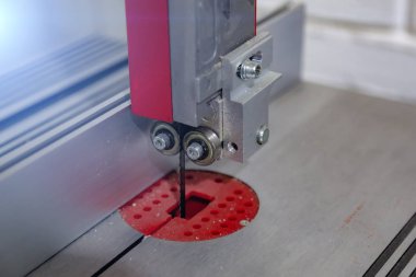 Atölye yakın çekimelektrikli yapboz Testere 