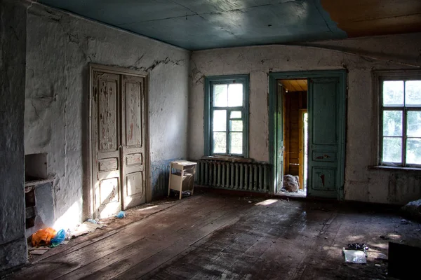 Old forgotten abandoned house interior