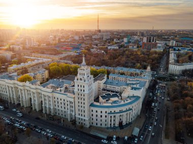 Akşam Voronej. Günbatımı. Güneydoğu Demiryolu İdaresi Buil