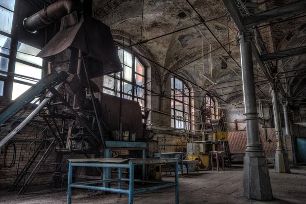 Abandoned meat processing plant  slaughterhouse Rosenau, Kalinin