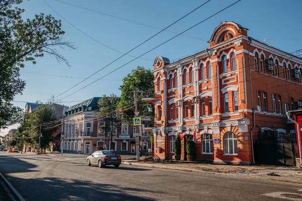 Old Samara historical center. Beautiful architecture of historic — 스톡 사진