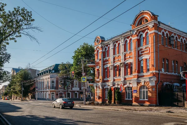 Antigo centro histórico de Samara. Bela arquitetura de histórico — Fotografia de Stock