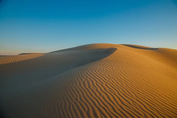 Natuurlijk woestijn landschap, zandduinen. Senek Desert in het westen K — Stockfoto