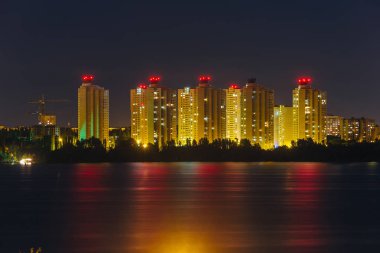 Voronezh 'de yeni bir yerleşim bölgesi.