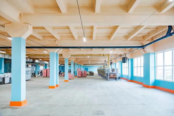 Confectionery factory. General view of workshop interior