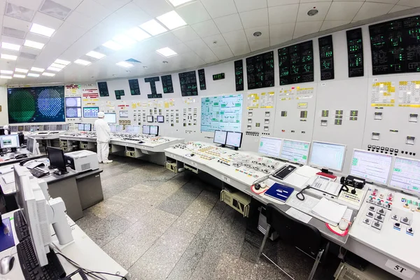 Painel Controlo Bloco Central Nuclear — Fotografia de Stock