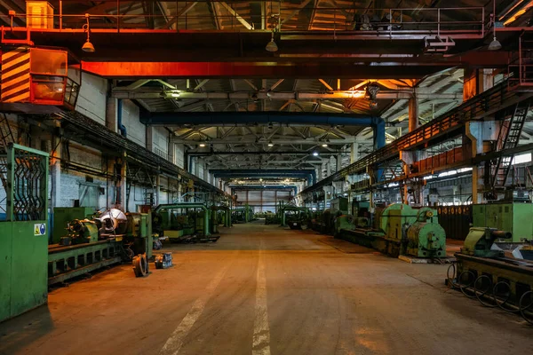 Warsztaty Metalurgiczne Obrabiarki Fabryce Rur — Zdjęcie stockowe