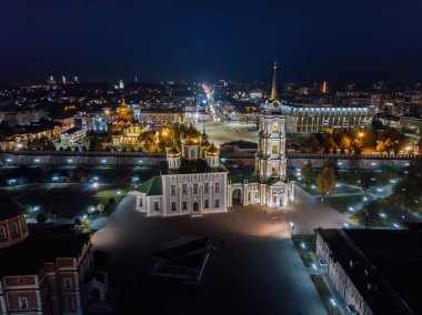 Tula Kremlin, İHA 'dan hava görüntüsü. Varsayım Katedrali.