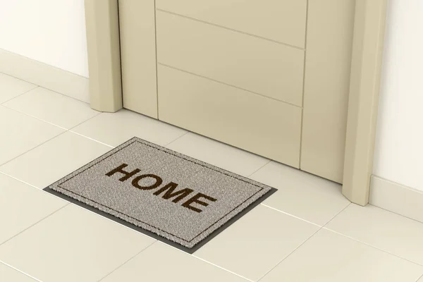 Doormat Front Main Door — Stock Photo, Image