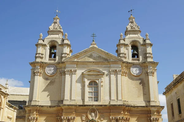 Cathédrale Pauls Mdina Malte — Photo