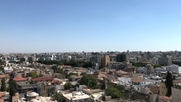 Центр Города Южной Части Никосии Кипр — стоковое видео