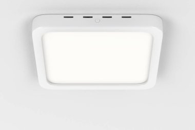 Tavanda kare şeklinde bir panel