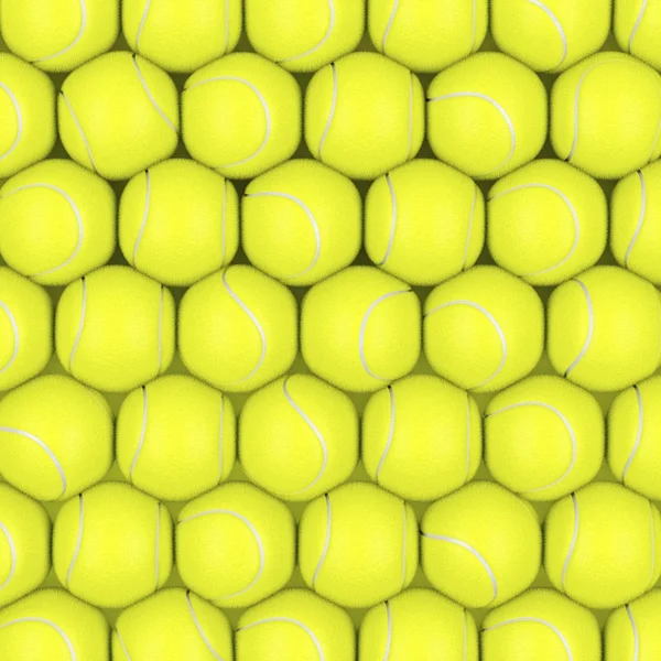 Tenis Toplu Birden Fazla Sıra Üst Görünüm — Stok fotoğraf