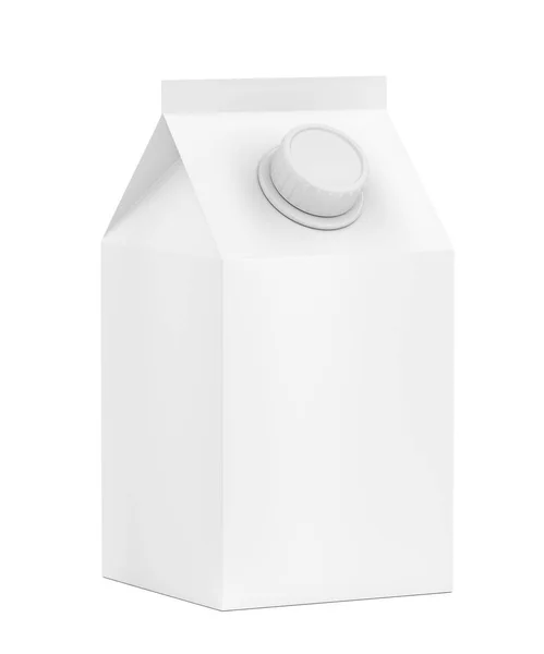 Пустая упаковка для молока — стоковое фото