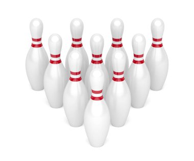 On bowling pin