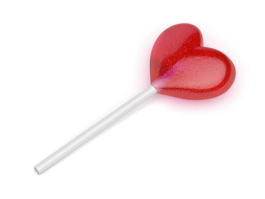 lolipop kalp şeklinde