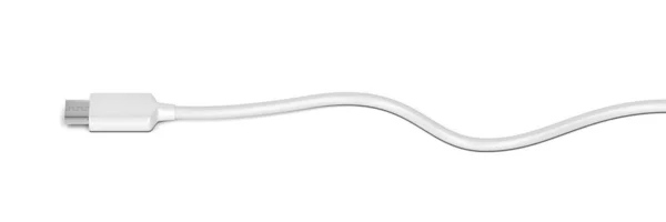 USB-C cable on white — Stock Photo, Image