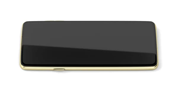 Smartphone in oro — Foto Stock