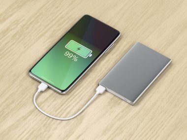 Akıllı telefonun harici hamurla şarj edilmesi