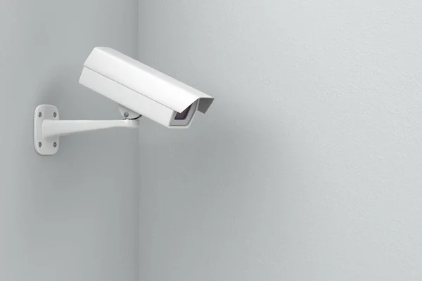 CCTV kamera på vägg — Stockfoto