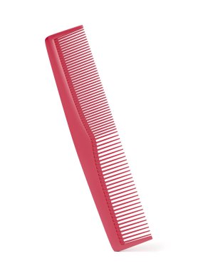 kırmızı plastik tarak