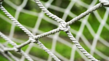 Yeşil bir arkaplana bağlanmış ağ