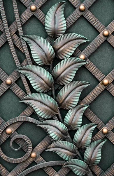 Forged Leaves Gate — 스톡 사진