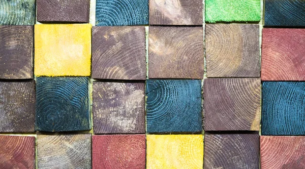 Původní Barva Dřevěné Pozadí — Stock fotografie