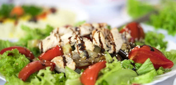 Salada Com Legumes Assados — Fotografia de Stock