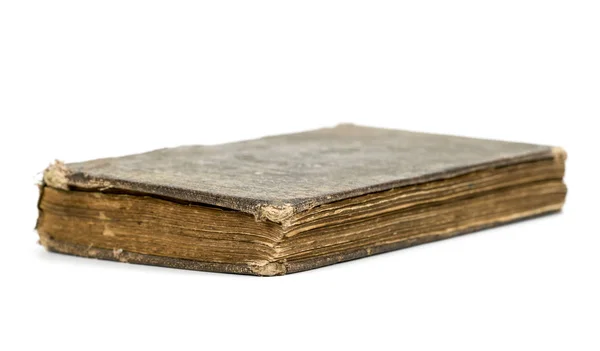 Стара Книга Білому Тлі — стокове фото