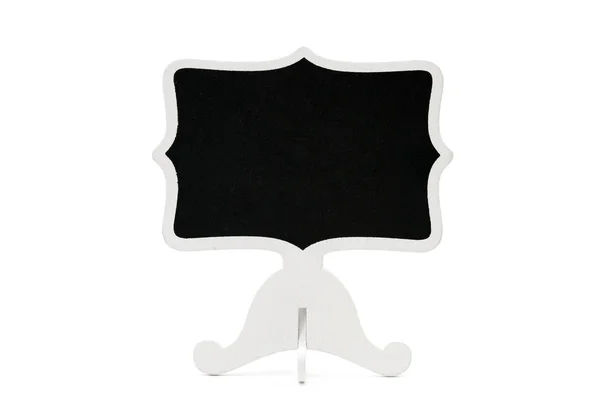 Tableau Noir Sur Fond Blanc — Photo