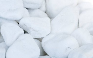 Arkaplan için beyaz çakıl taşı.