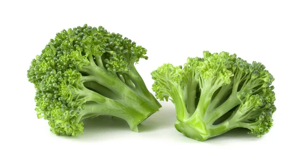 Cavoli Broccoli Maturi Isolati Bianco — Foto Stock