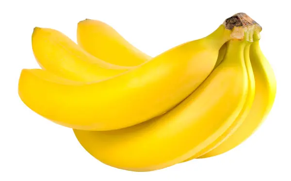 Bananas White Background — Stock Photo, Image