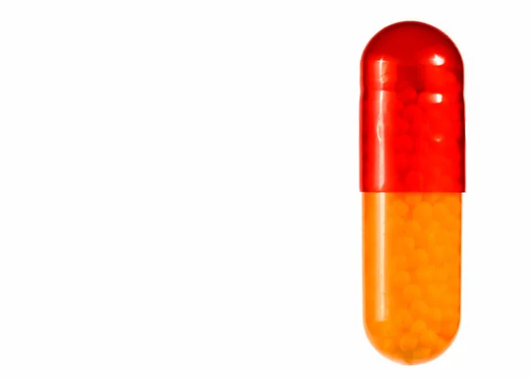Röd Vitamin Isolerad Begreppet Hälso Och Sjukvård — Stockfoto