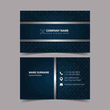 Kartvizit tasarım şablonu. 