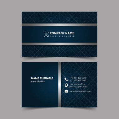 Kartvizit tasarım şablonu. 