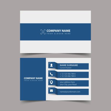 Kartvizit tasarım şablonu. 