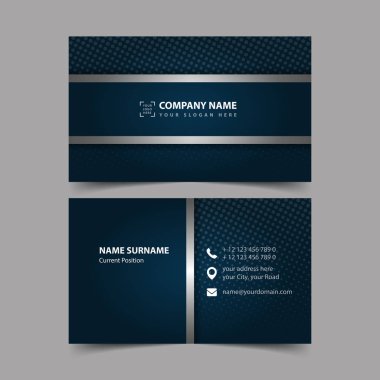 Kartvizit tasarım şablonu. 