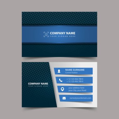 Kartvizit tasarım şablonu. 