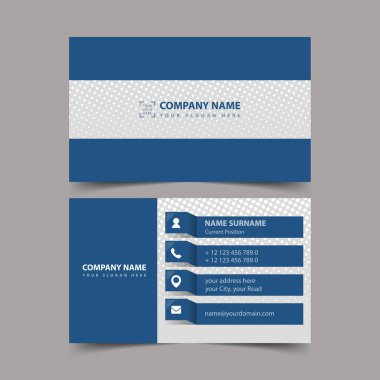 Kartvizit tasarım şablonu. 