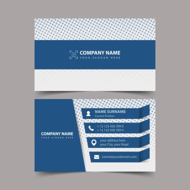 Kartvizit tasarım şablonu. 