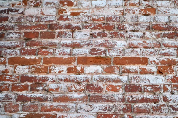 Parede de tijolo vermelha ou branca — Fotografia de Stock