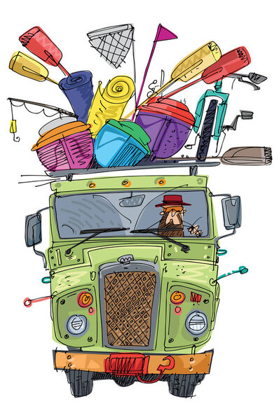 Милый винтажный внедорожник
