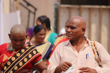 Yeni Delhi, Hindistan Hint çift sokakta