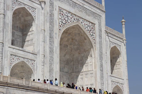 Taj Mahal Agra Inde Visites Touristiques Locales — Photo
