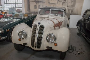1939'dan Vintage Bmw araba Müzesi Belgrad