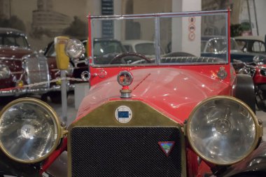 Vintage Lancia Otomobil araba Müzesi Belgrad