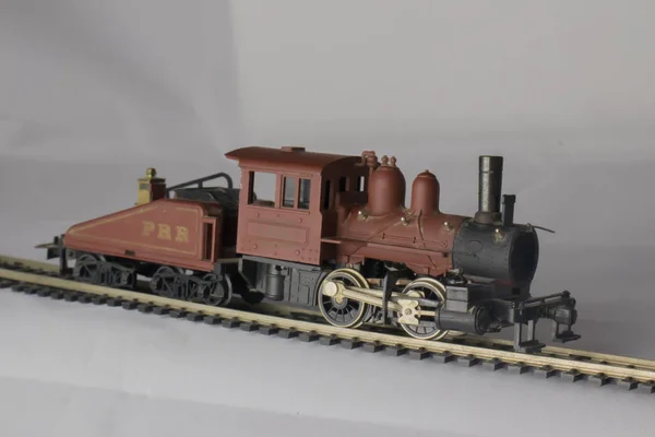 Vintage tren ile ekli kömür vagonu motor, özel koleksiyon için